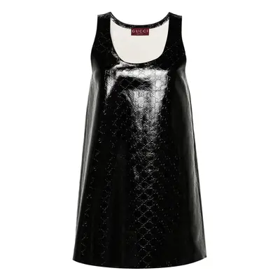 GUCCI - Gg Leather Mini Dress