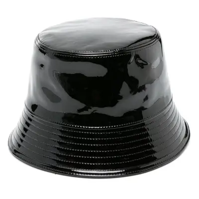 PRADA - Shiny Leather Bucket Hat