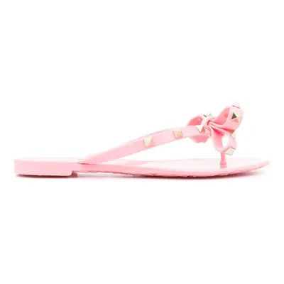 VALENTINO GARAVANI - Rockstud Rubber Thong Sandals