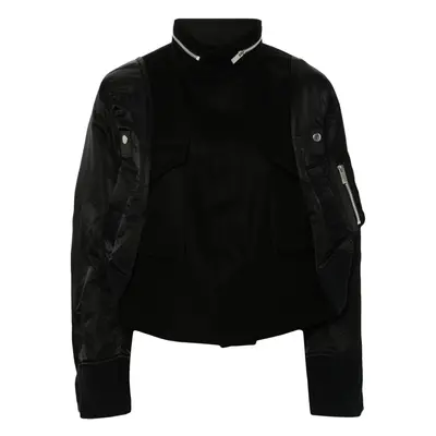 SACAI - Wool And Nylon Blend Jacket