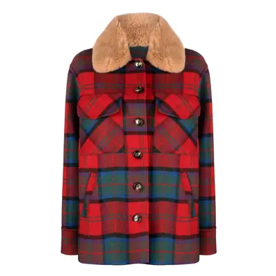 AVA ADORE - Jacket With Check Print