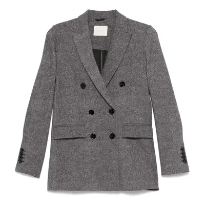 CIRCOLO - Cotton Double-breasted Jacket