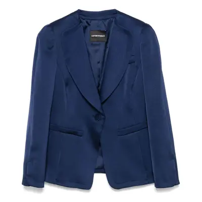 EMPORIO ARMANI - Satin Single-breasted Jacket