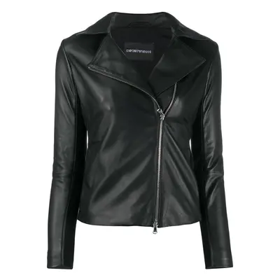 EMPORIO ARMANI - Leather Zipped Jacket