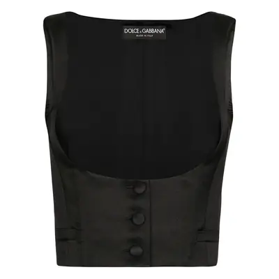 DOLCE & GABBANA - Silk Tuxedo Vest