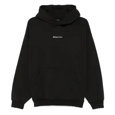 BALENCIAGA - Logo Cotton Hoodie