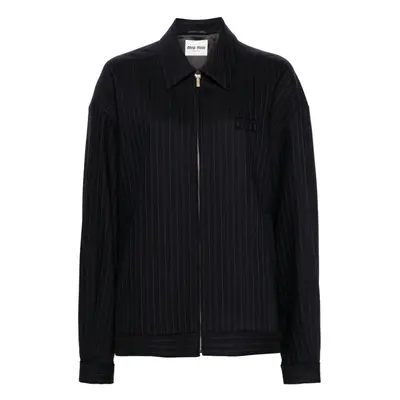 MIU MIU - Pinstriped Wool Jacket