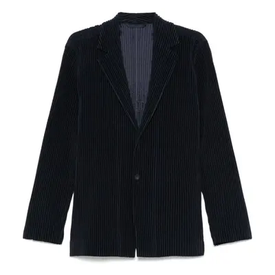 HOMME PLISSE' ISSEY MIYAKE - Pleated Single-breasted Jacket