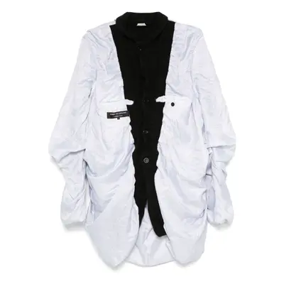 COMME DES GARCONS - Coat With Contrasting Inserts