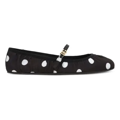 DOLCE & GABBANA - Dots Print Satin Ballets