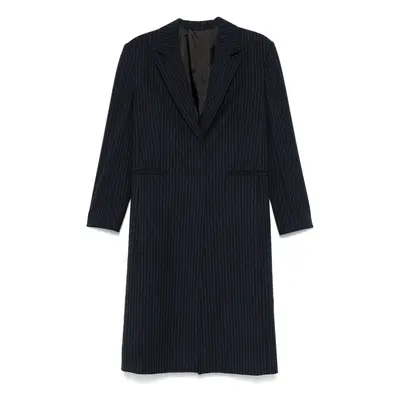 CALVIN KLEIN - Pinstriped Tailored Coat