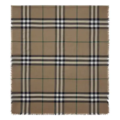 BURBERRY - Giant Check Wool Scarf