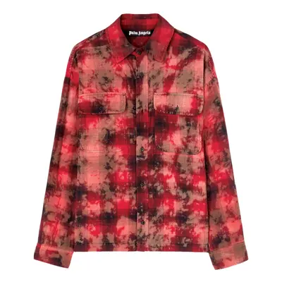 PALM ANGELS - Checkered Print Shirt