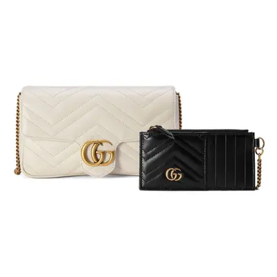 GUCCI - Gg Marmont Leather Mini Bag And Card Case Set