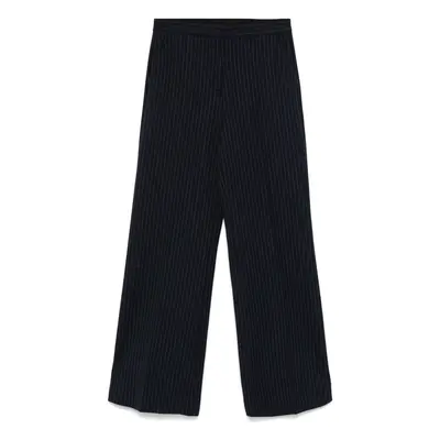 CALVIN KLEIN - Wide Leg Chalk Stripe Trousers