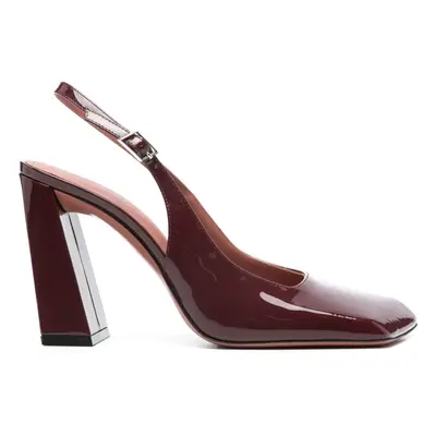 AMINA MUADDI - Charlotte Patent Leather Slingback Pumps