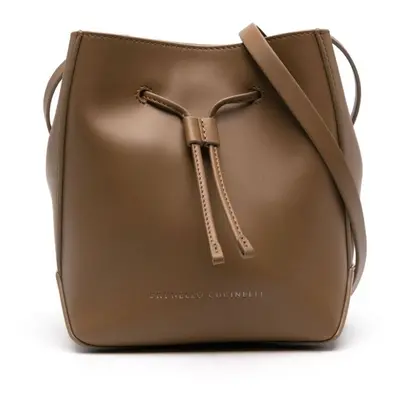 BRUNELLO CUCINELLI - Leather Shoulder Bag