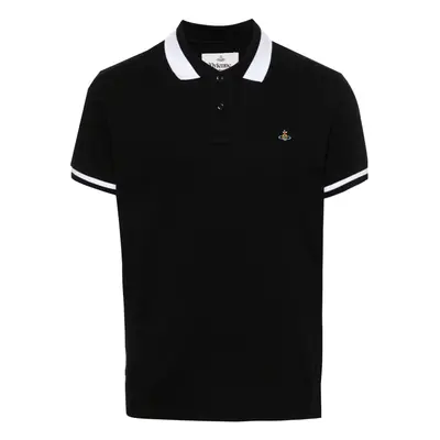 VIVIENNE WESTWOOD - Logo Cotton Polo Shirt