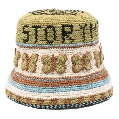 STORY MFG - Hat Embroidered With Butterflies