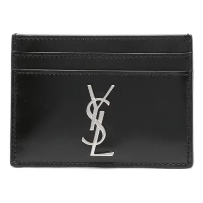 SAINT LAURENT - Leather Wallet With Logo