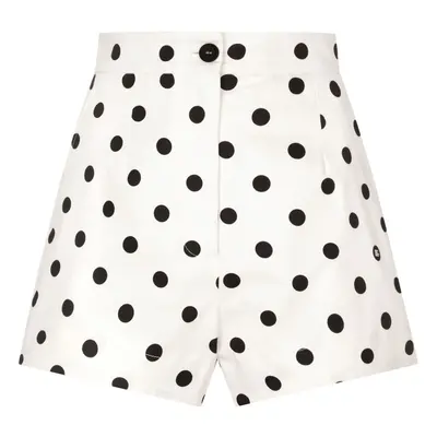 DOLCE & GABBANA - Dots Print Cotton Shorts