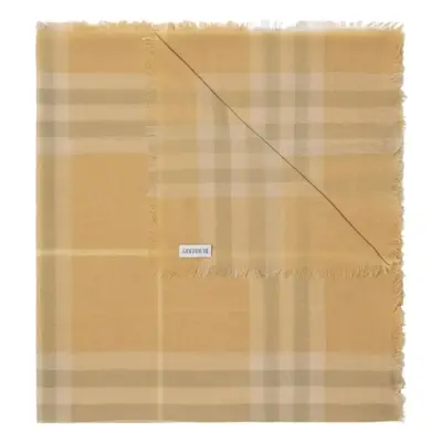 BURBERRY - Check Wool Scarf