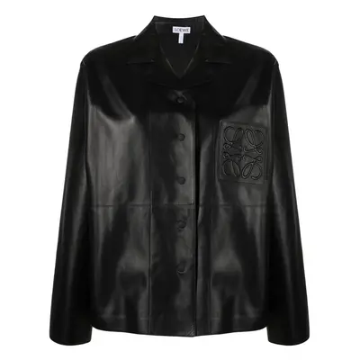 LOEWE - Anagram Patch Leather Pyjama Blouse