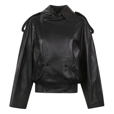 LOEWE - Leather Cropped Trench