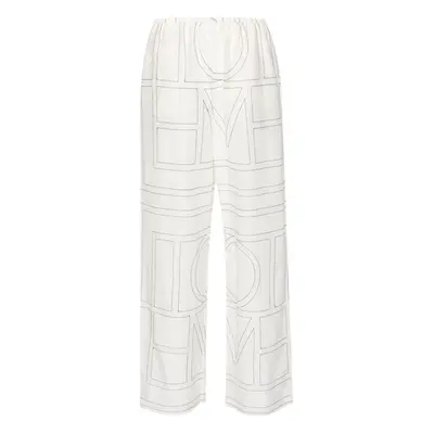 TOTEME - Monogram Cotton Blend Trousers