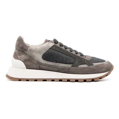 BRUNELLO CUCINELLI - Leather Sneakers