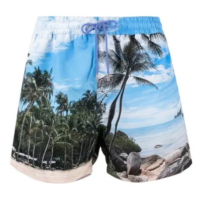 PAUL SMITH - Paradise Print Swim Shorts