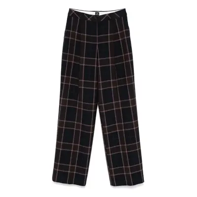 PS PAUL SMITH - Cheked Pleat Detail Trousers