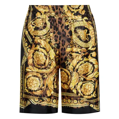 VERSACE - Barocco Print Silk Shorts