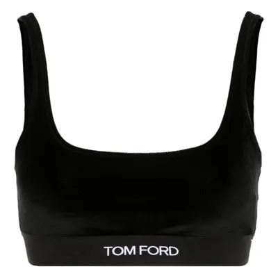 TOM FORD - Logo Velvet Bralette