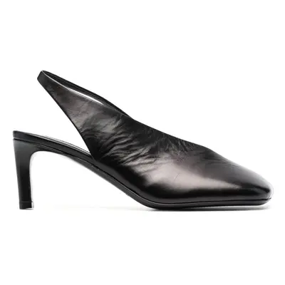 JIL SANDER - Leather Slingback Pumps