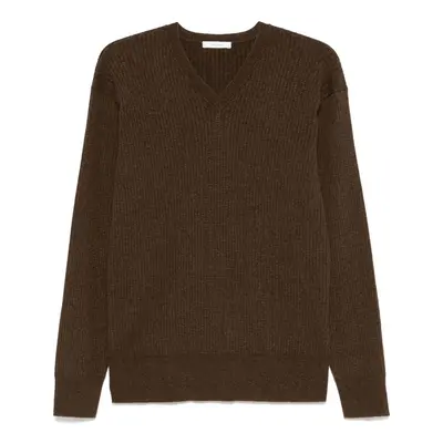 THE ROW - Cashmere Blend V-necked Sweater