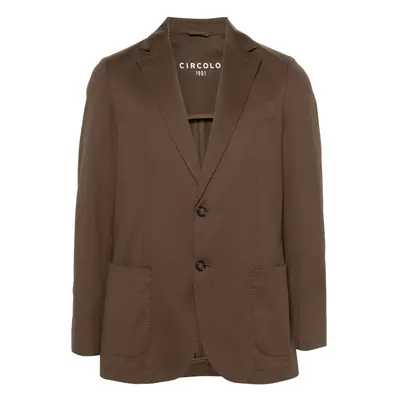 CIRCOLO - Single-breasted Pique Jacket