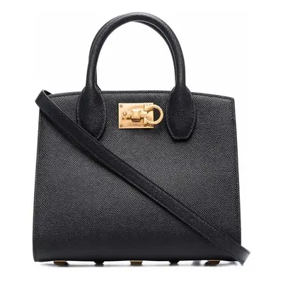 FERRAGAMO - The Studio Box Mini Leather Handbag