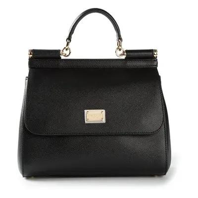 DOLCE & GABBANA - Sicily Large Leather Handbag