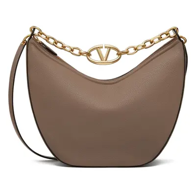 VALENTINO GARAVANI - Vlogo Moon Medium Leather Shoulder Bag