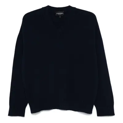 EMPORIO ARMANI - Wool V-necked Sweater