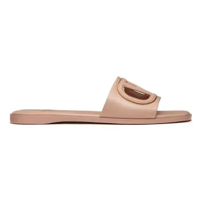 VALENTINO GARAVANI - Vlogo Cut-out Leather Sandals