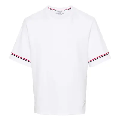 THOM BROWNE - Rwb Cotton T-shirt