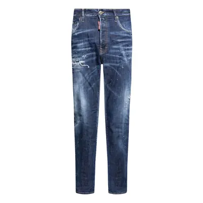 DSQUARED2 - Straight Jeans With A Lived-in Effect