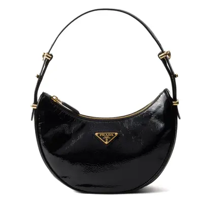 PRADA - Prada Arqué Leather Shoulder Bag