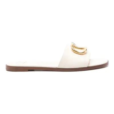 VALENTINO GARAVANI - Vlogo Signature Leather Sandals