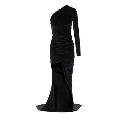 BALENCIAGA - Velvet Long Dress