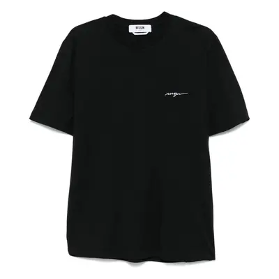 MSGM - Cotton T-shirt With Logo