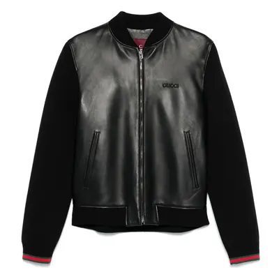 GUCCI - Leather Bomber Jacket