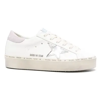 GOLDEN GOOSE - Hi Star Leather Sneakers